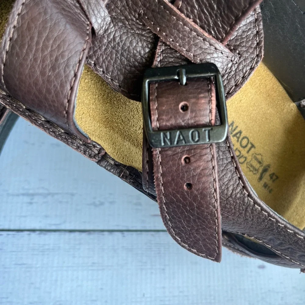 Naot leather fisherman
