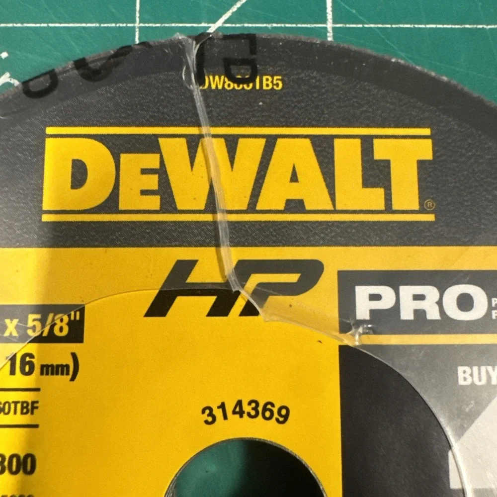 Dewalt metal cut