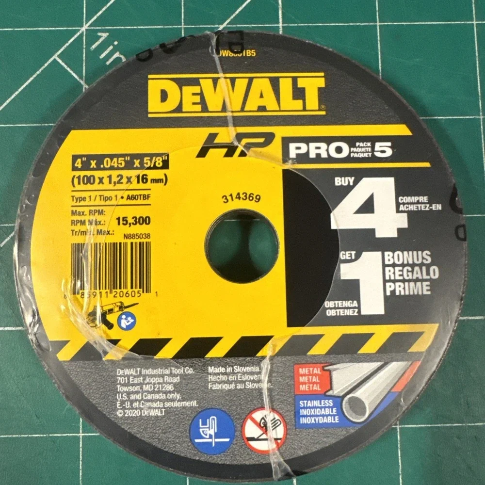 Dewalt metal cut