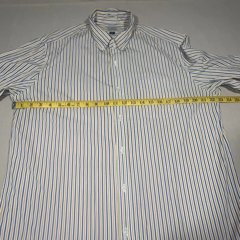J. Crew collar cotton striped