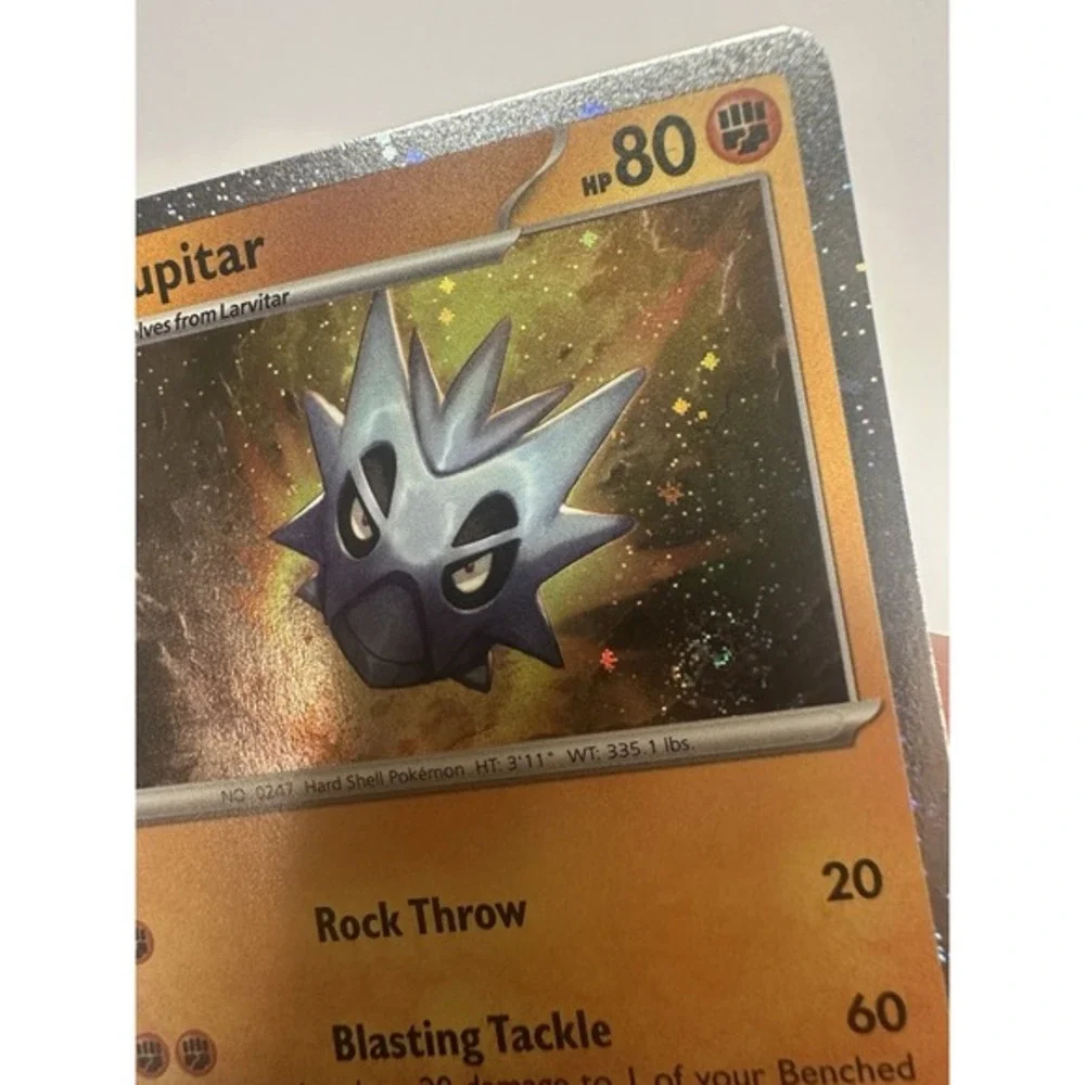Pokemon TCG‎ Pupitar FART SWIRL🌀 120 Black Star Promo Cosmos Holo Promo Card NM