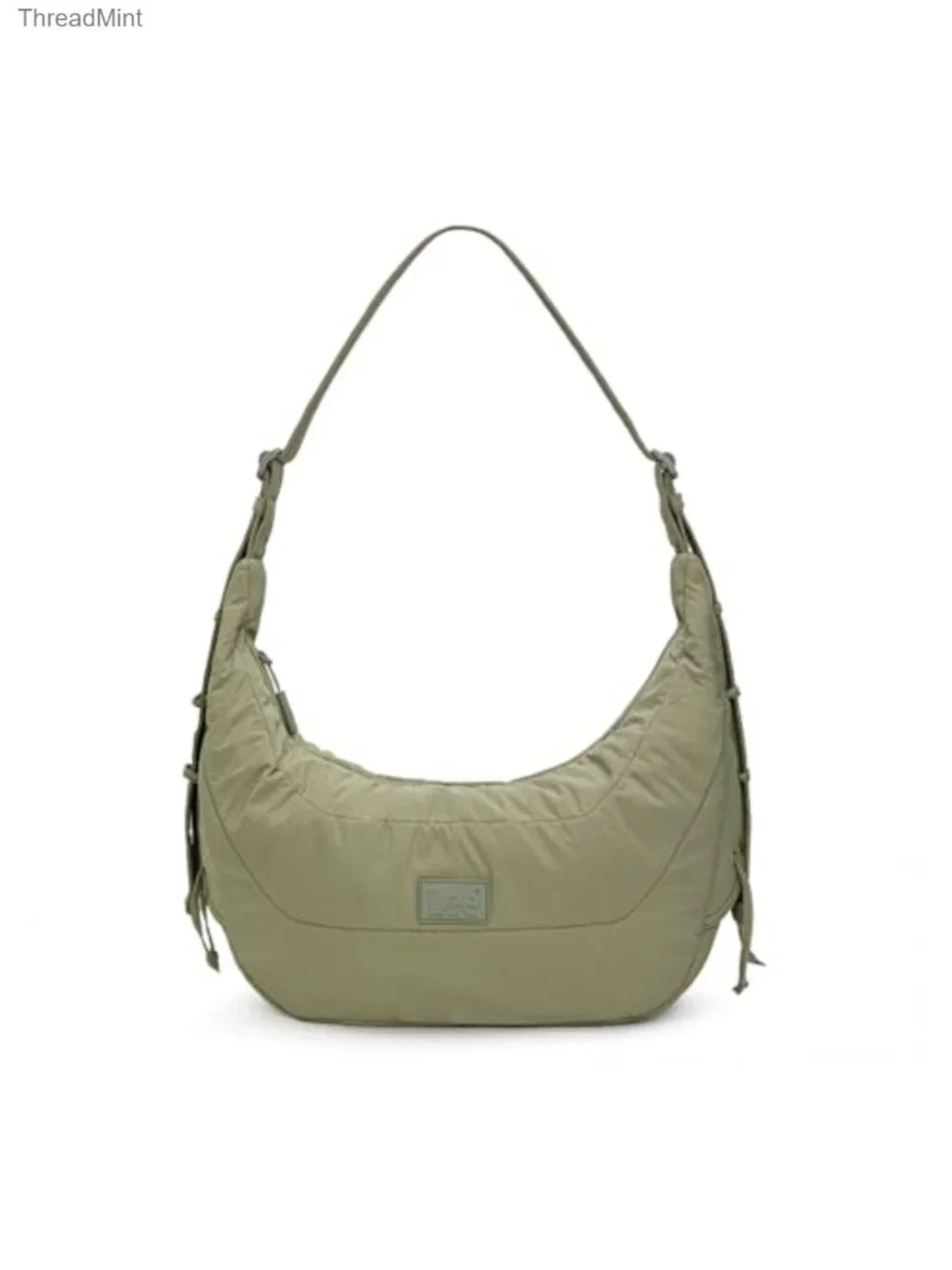 Nylon Crescent Hobo Bag Crossbody Adjustable Strap Lightweight Travel