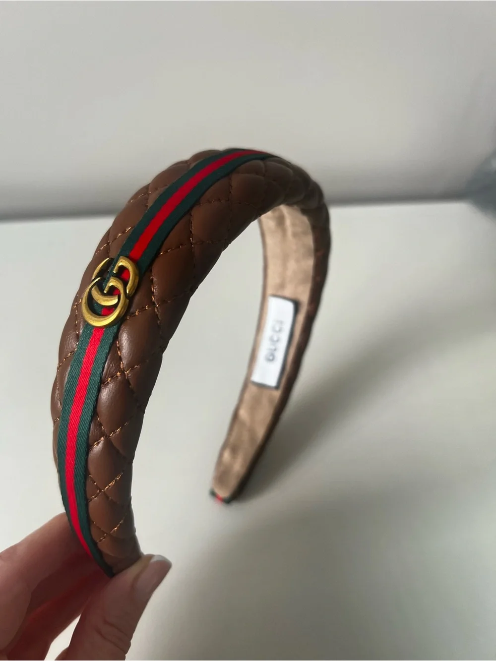 Gucci quilted brown