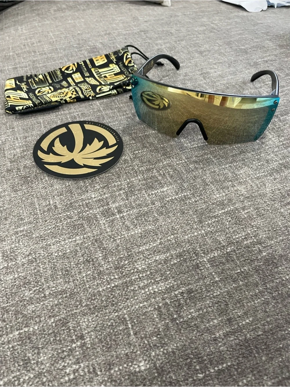 Heatwave Visual Lazer face Mirrored Sunglasses