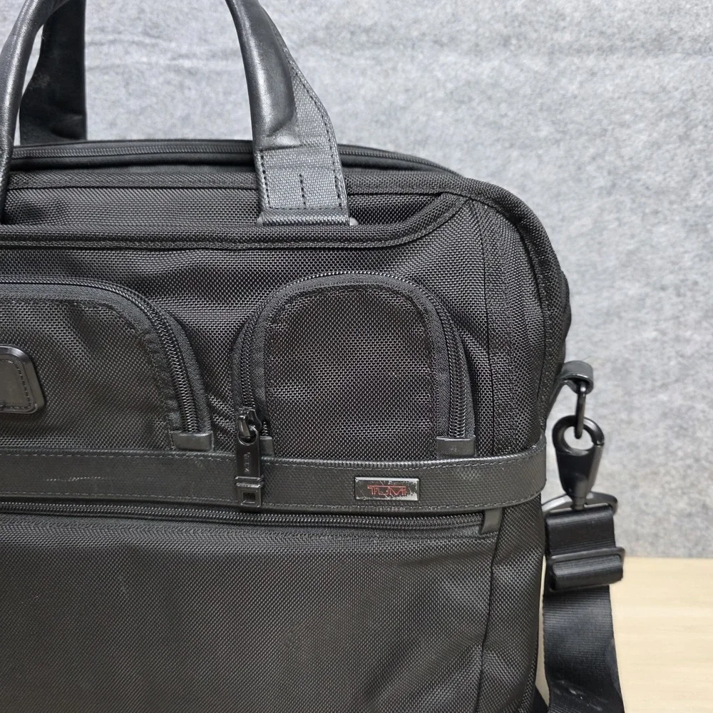 Tumi black alpha
