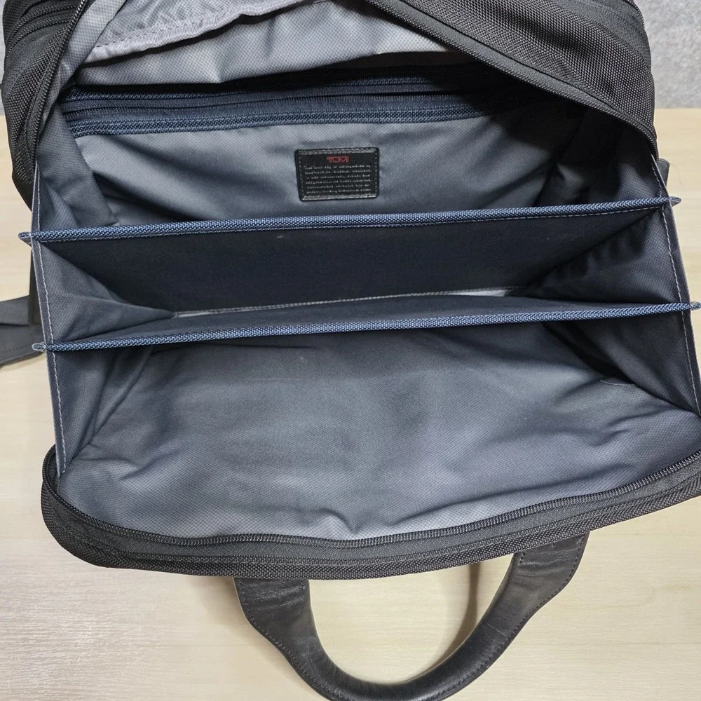 Tumi black alpha