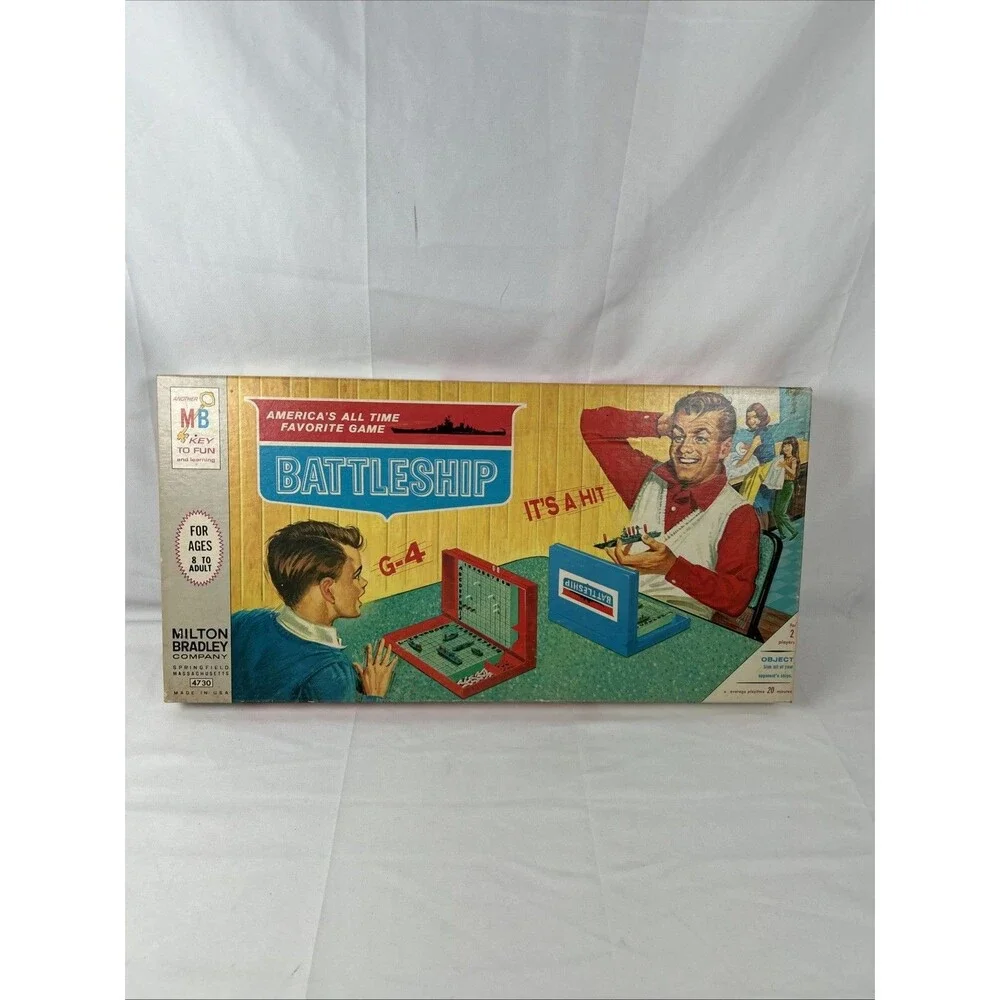 Milton Bradley battleship board
