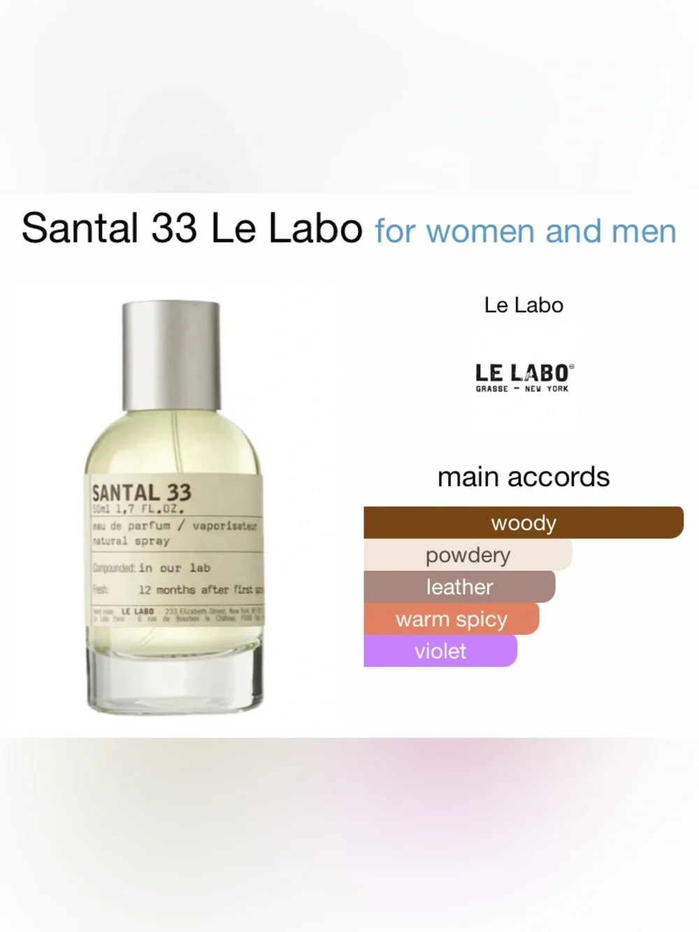 Le Labo santal 33