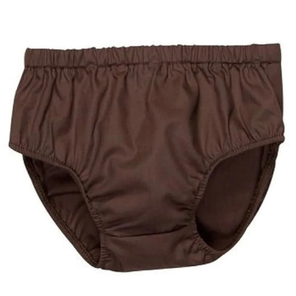 Brown Diaper Cover Baby Bloomers