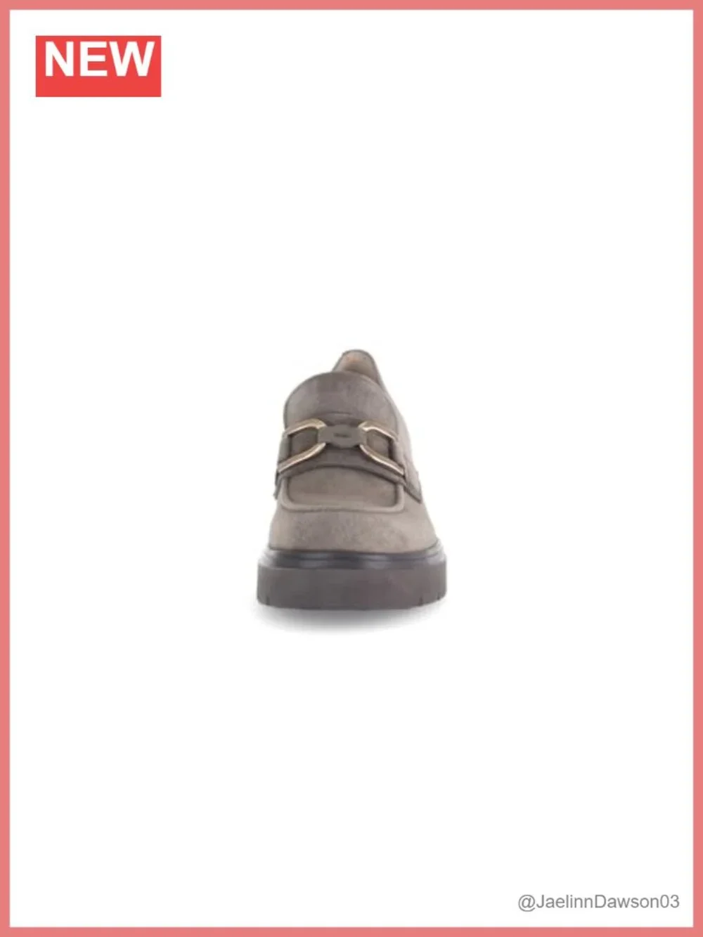 Suede Platform Loafers with Block Heel Pull-On Style Comfortable Business Casual