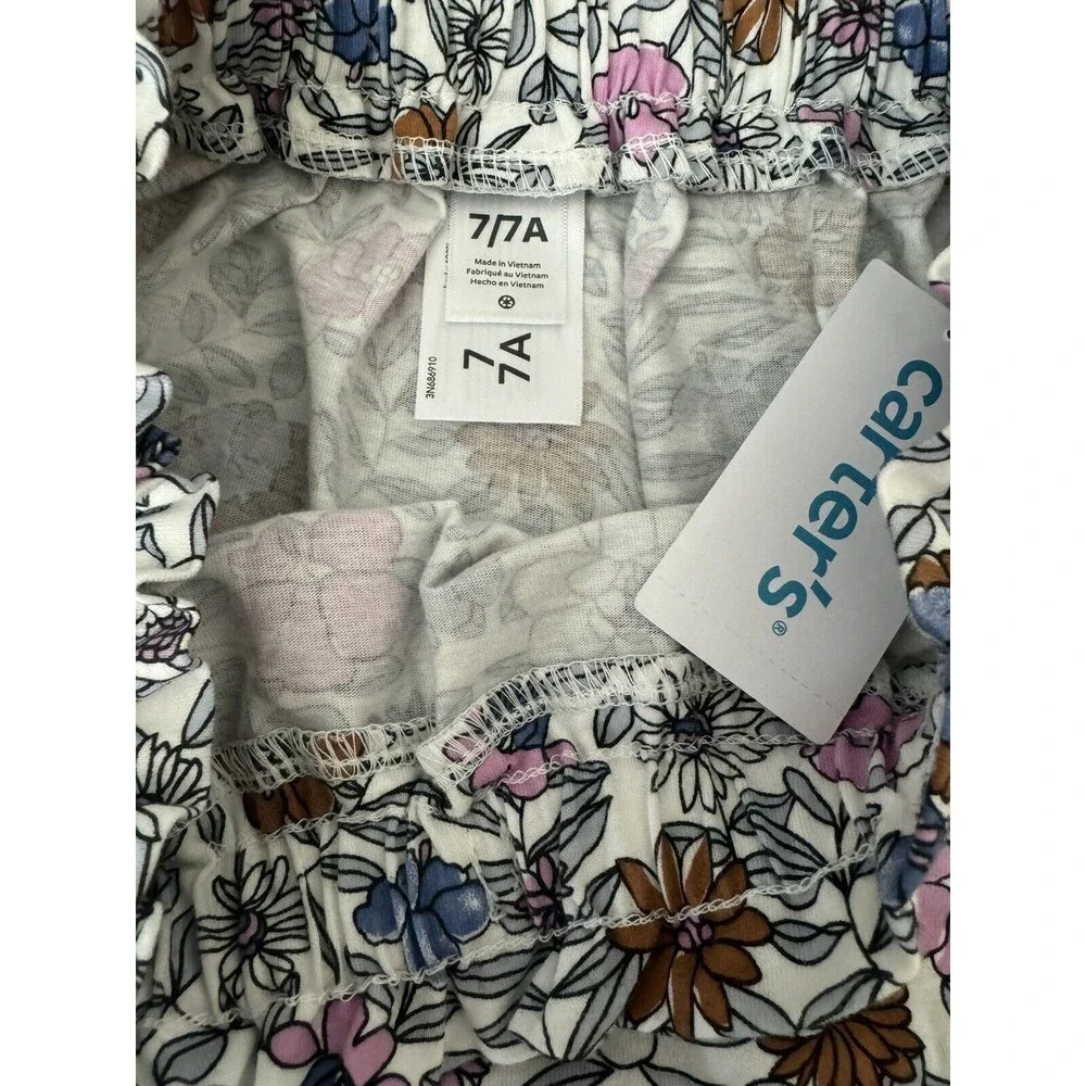 Carter's Girls Floral Drop‎ Waist Skirt Size 7 NWT