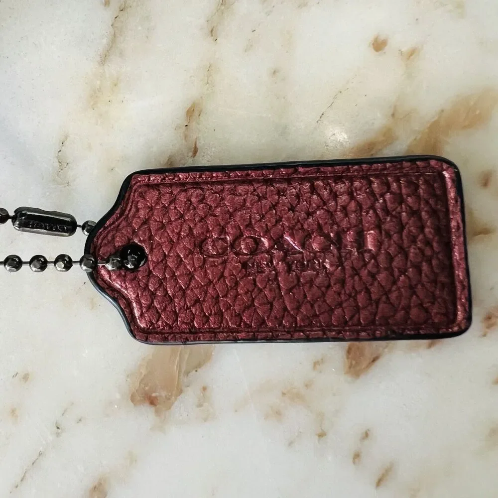 Coach metallic cherry
