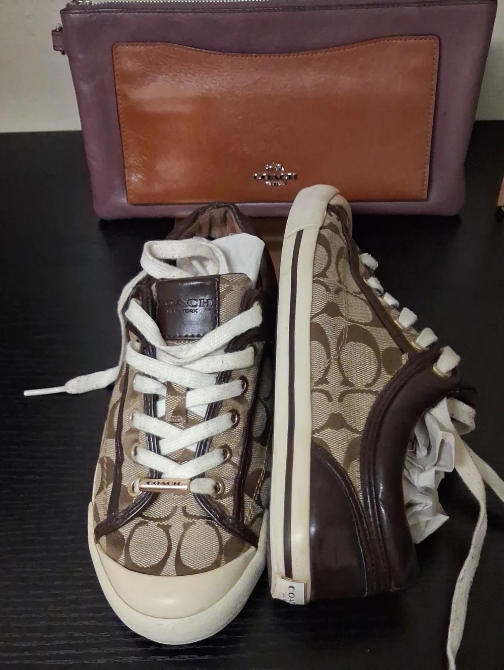 Coach monogram sneakers