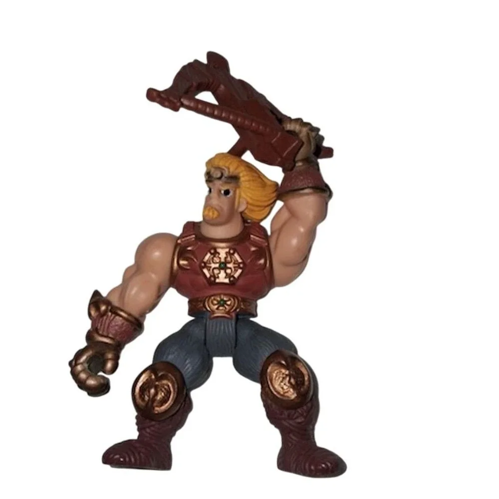 Vintage Warrior Action Figure with Movable Arms & Iconic Attire‎
