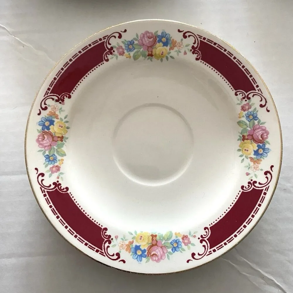 Vintage Homer Laughlin Majestic Brittany Lady Alice 6