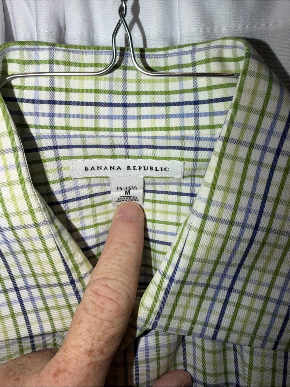 Banana Republic classic button