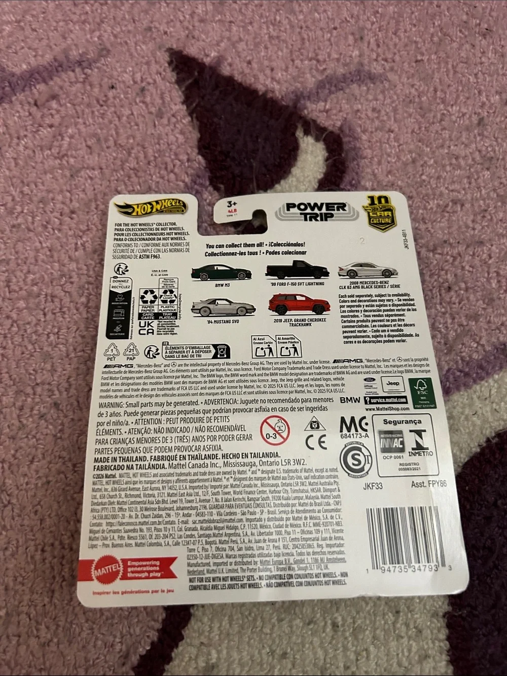 Mattel hot wheels