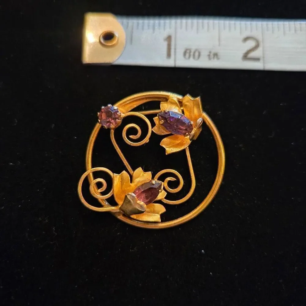 Vintage gold tone