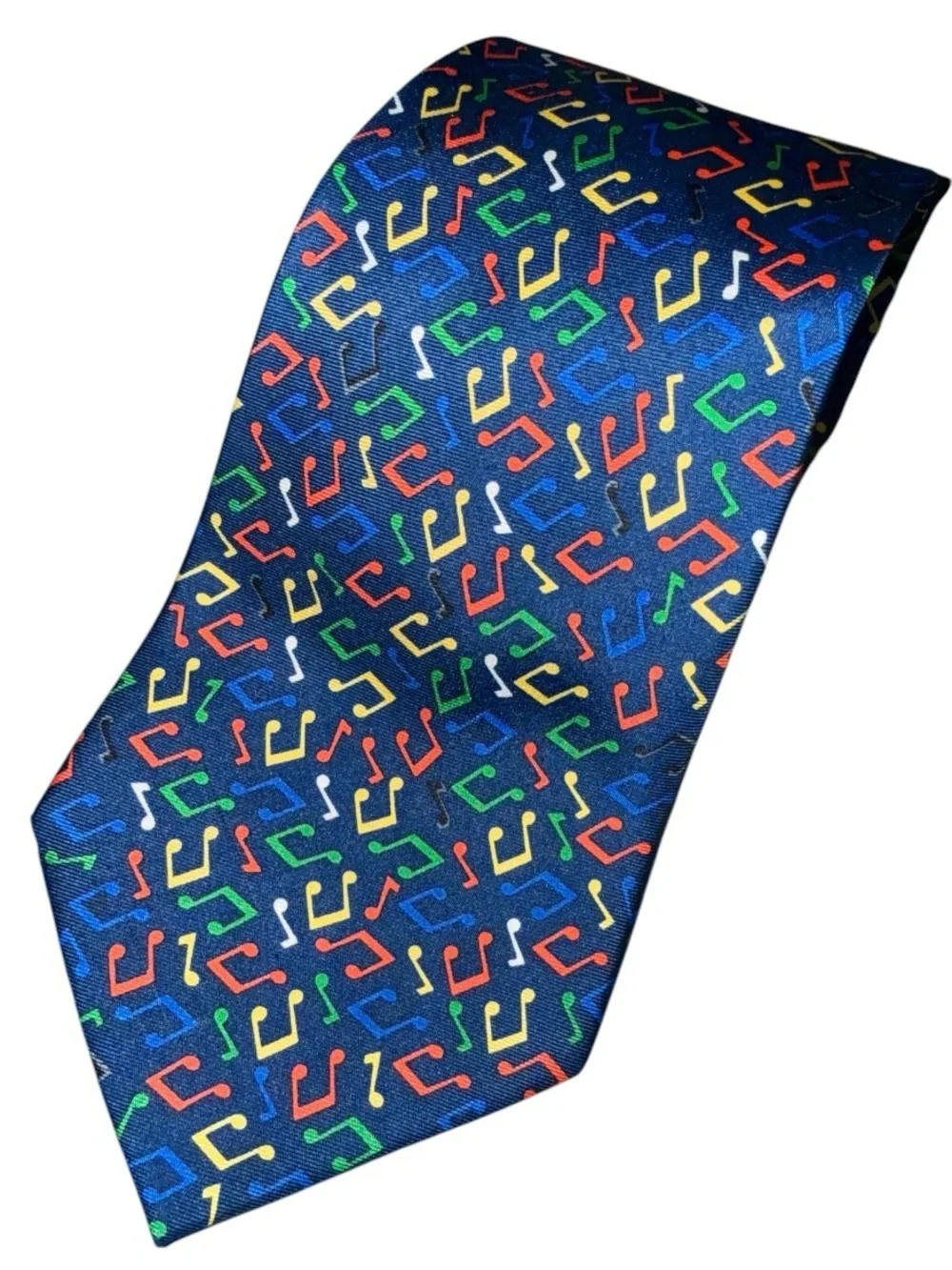 Yale‎ Alumni Chorus Power of Song Tour 2007 Silk Music Notes Tie