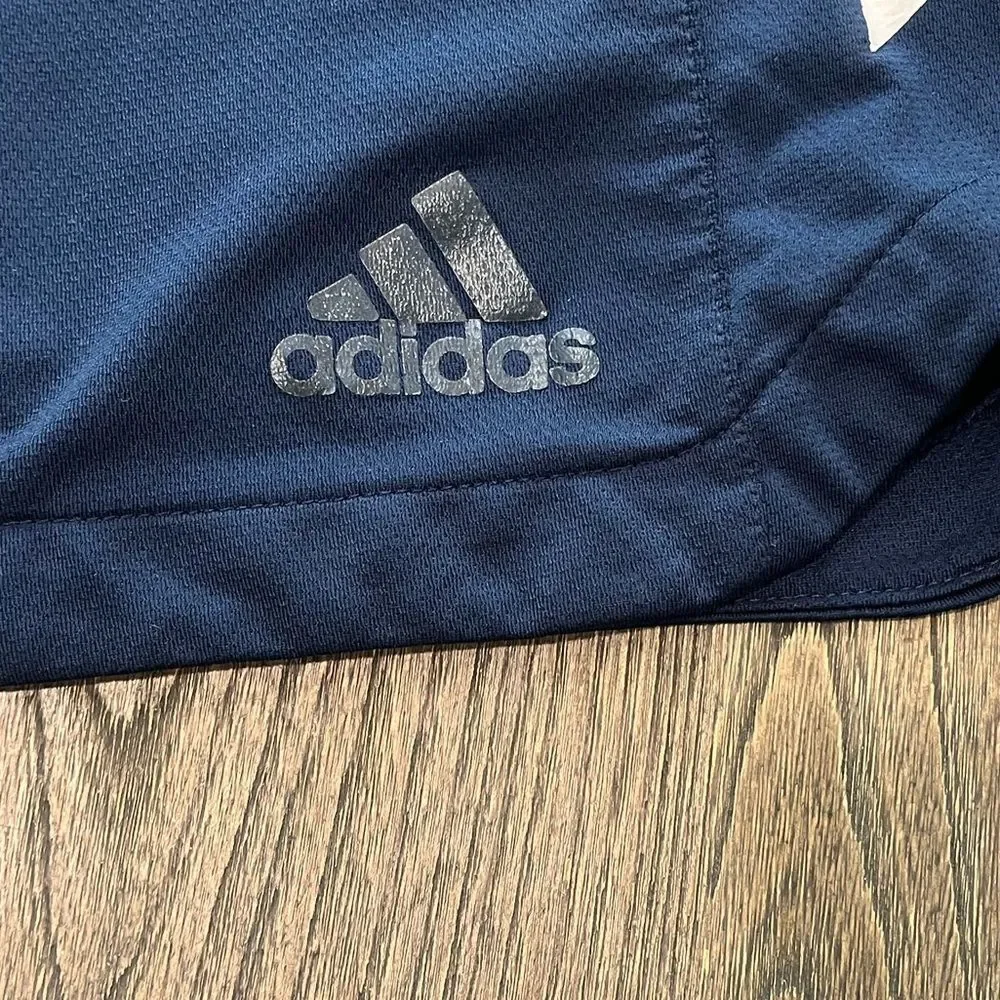 Adidas Navy Athletic Basketball Shorts Size L