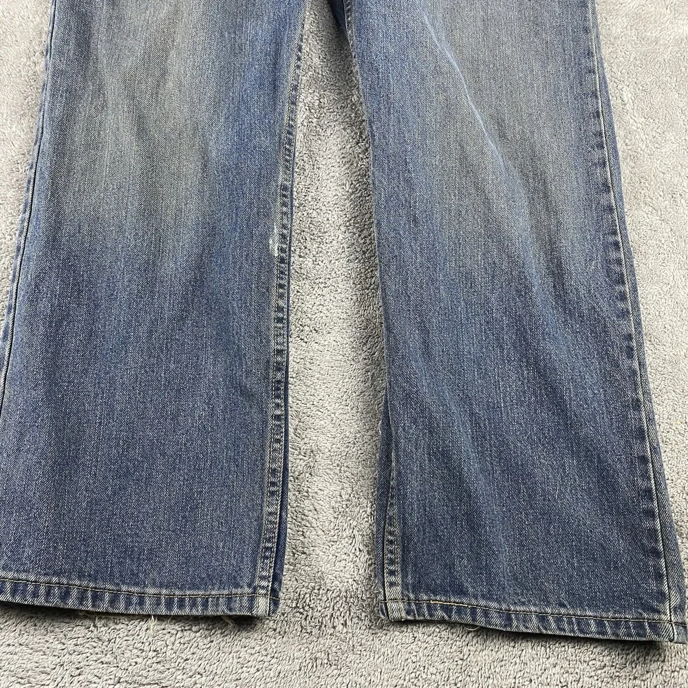 Levis cuffs worn