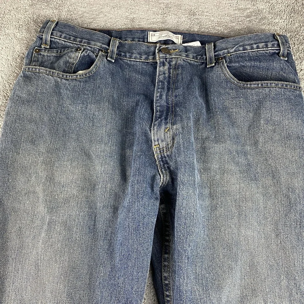 Levis cuffs worn