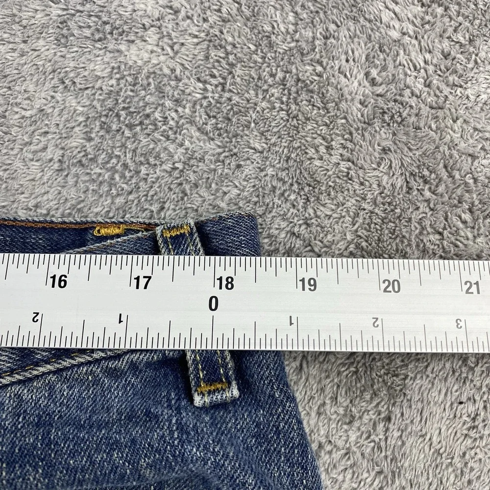 Levis cuffs worn