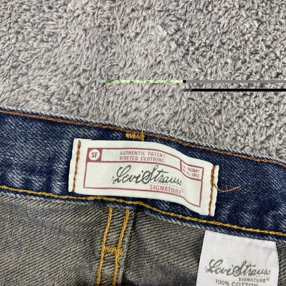 Levis cuffs worn