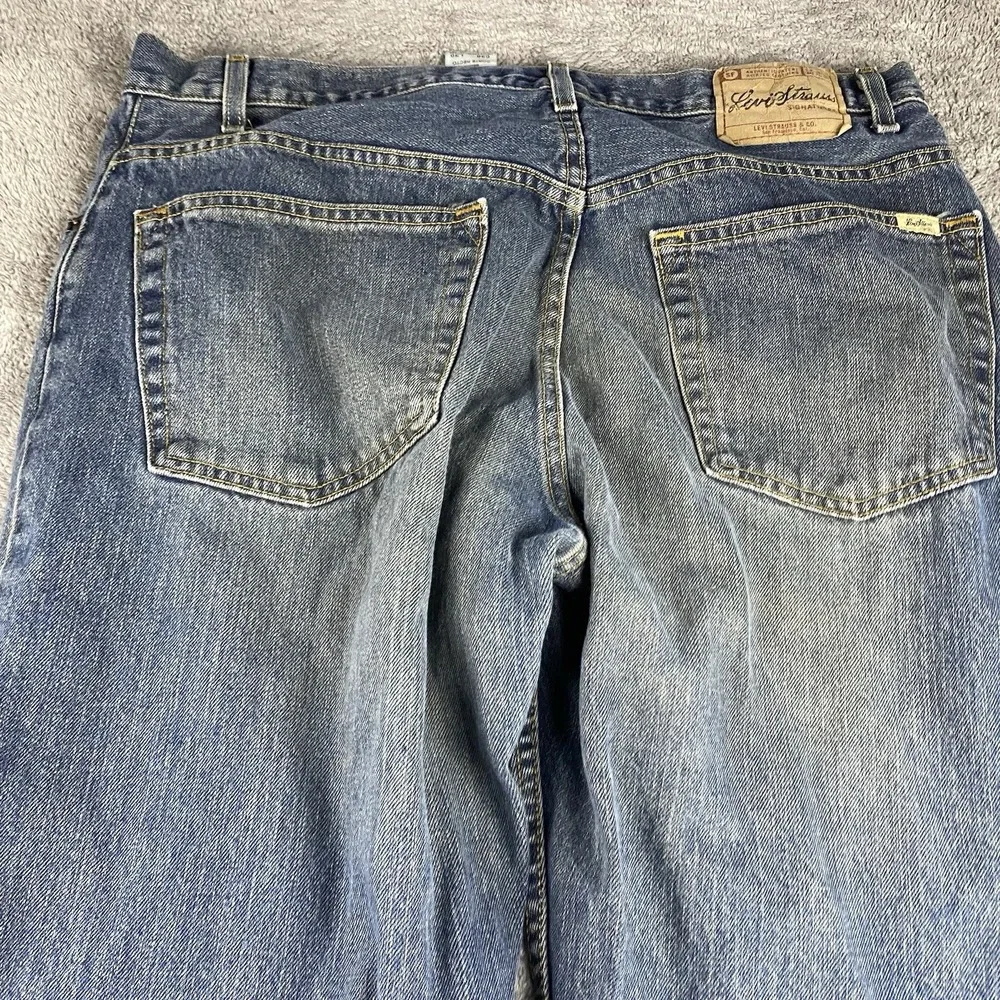 Levis cuffs worn
