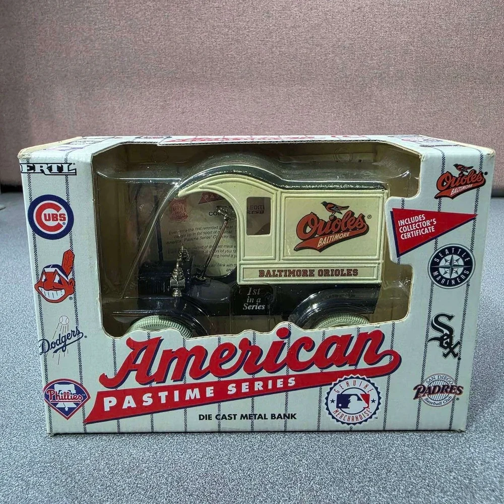 Ertl Baltimore Orioles Die Cast Metal Bank Cream New American Pastime