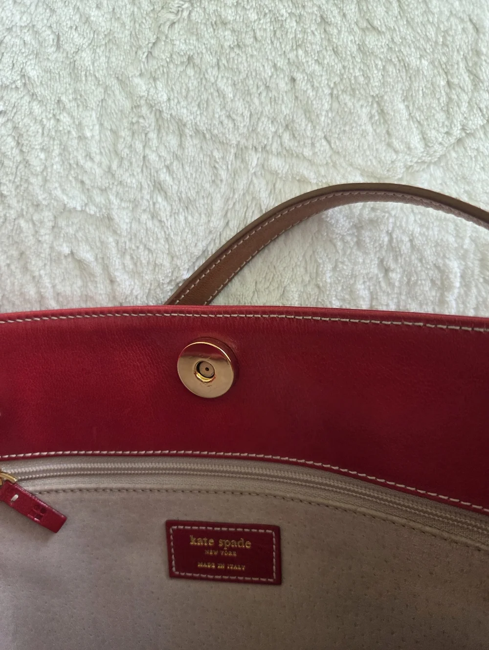 kate spade leather sturdy very