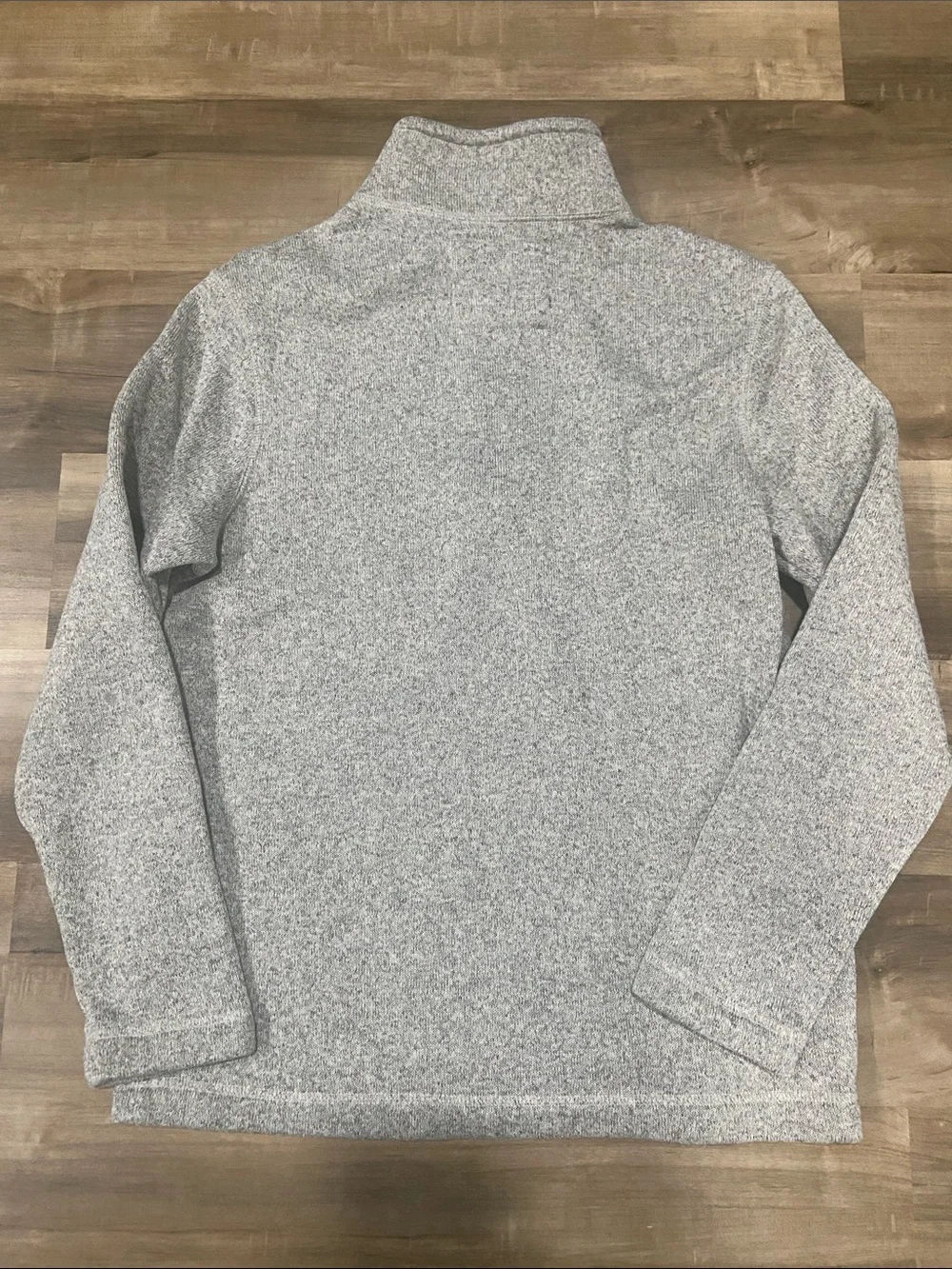 G.H. Bass & Co. Light Gray Half-Zip Pullover Sweater