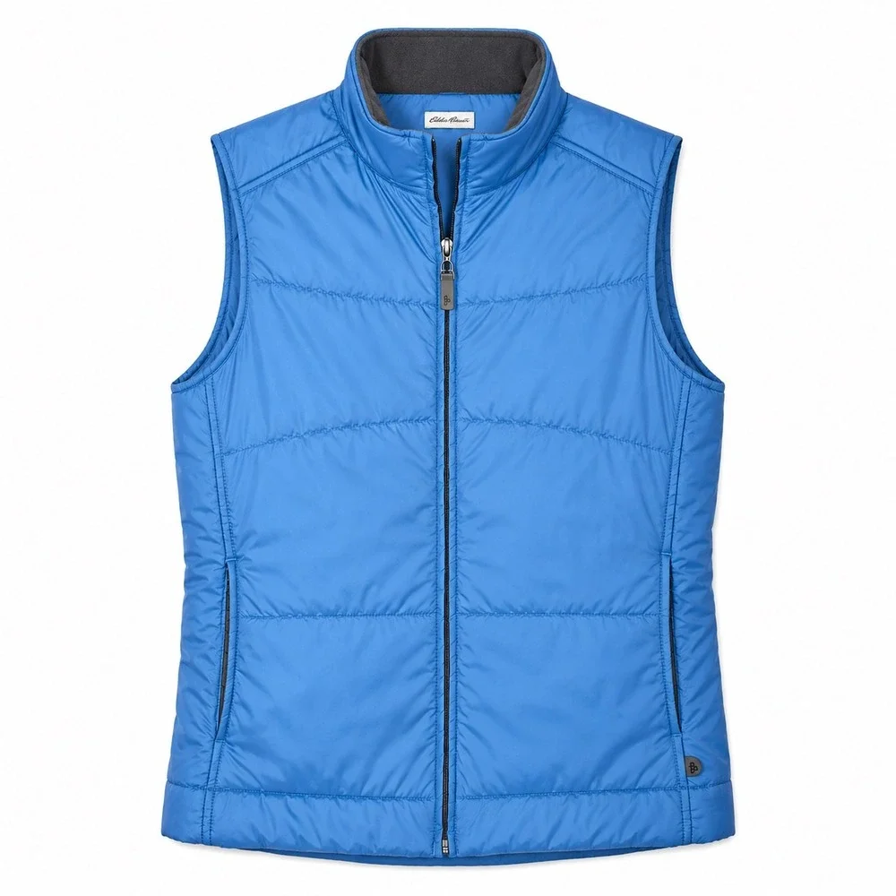 Alo Yoga Blue Lightweight Puffer Vest Athleisure Minimalist Medium‎