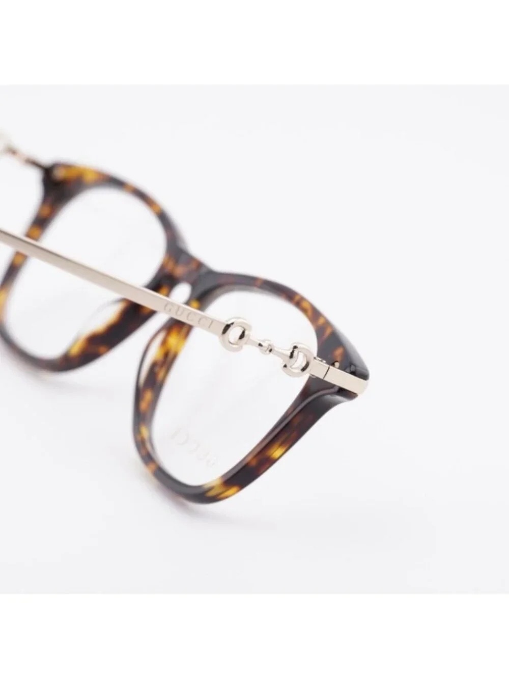 Gucci GG0919O 002 Eyeglasses Havana/Gold 50mm Square Frame
