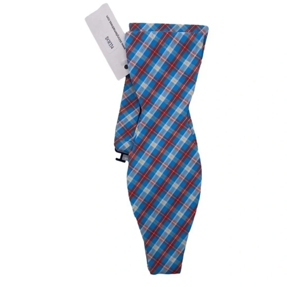 Skinny Tie Madness - Men’s‎ Bow Tie Blue Multicolor SKM334
