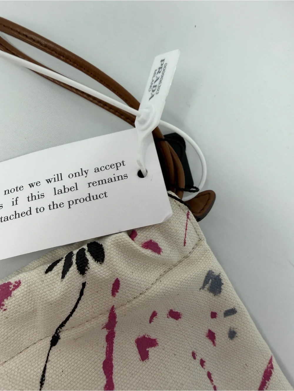 Miu Miu canvas bottom