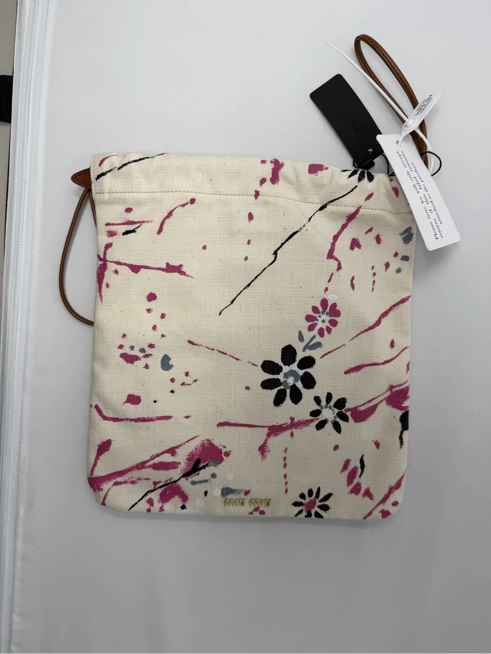 Miu Miu leather magenta have