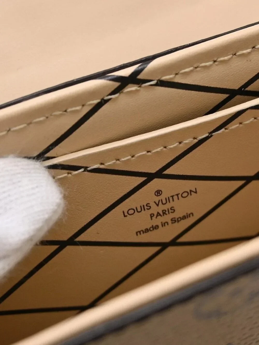 Louis Vuitton outside 	a
