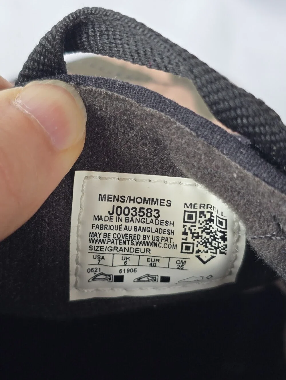 Merrell nxt heel