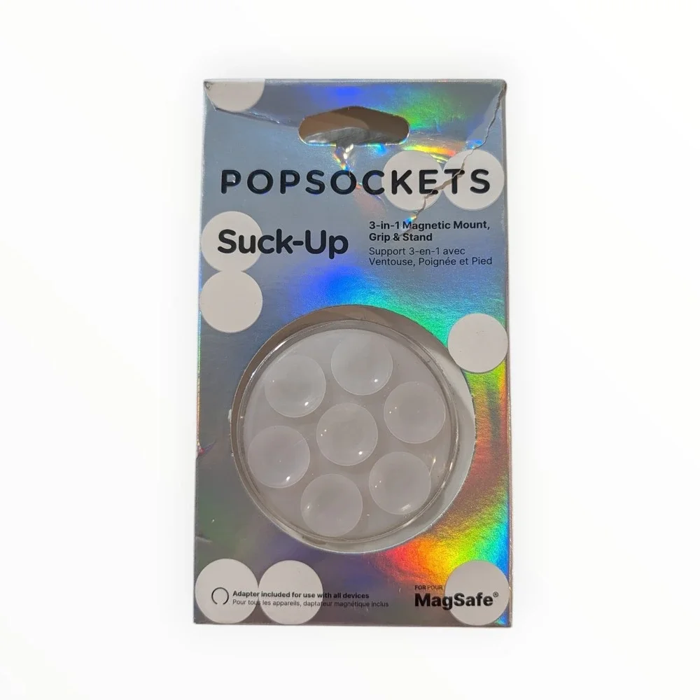 7-O PopSockets Suck-Up Suction MagSafe Phone Grip & Stand‎ - Opaque
