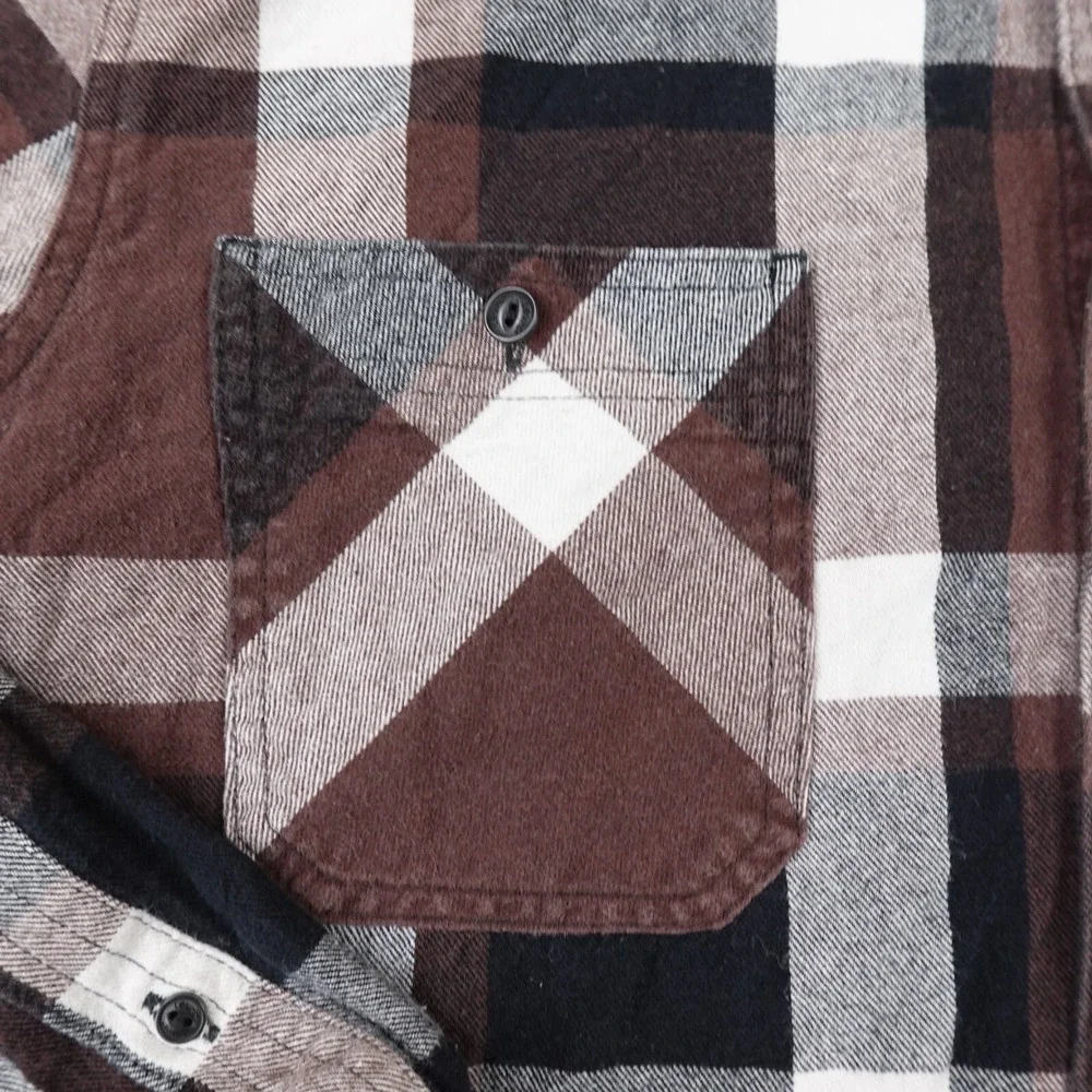 Levis Shirt Mens L Red Flannel Long‎ Sleeve Button Up Outdoor Work Wear Preppy