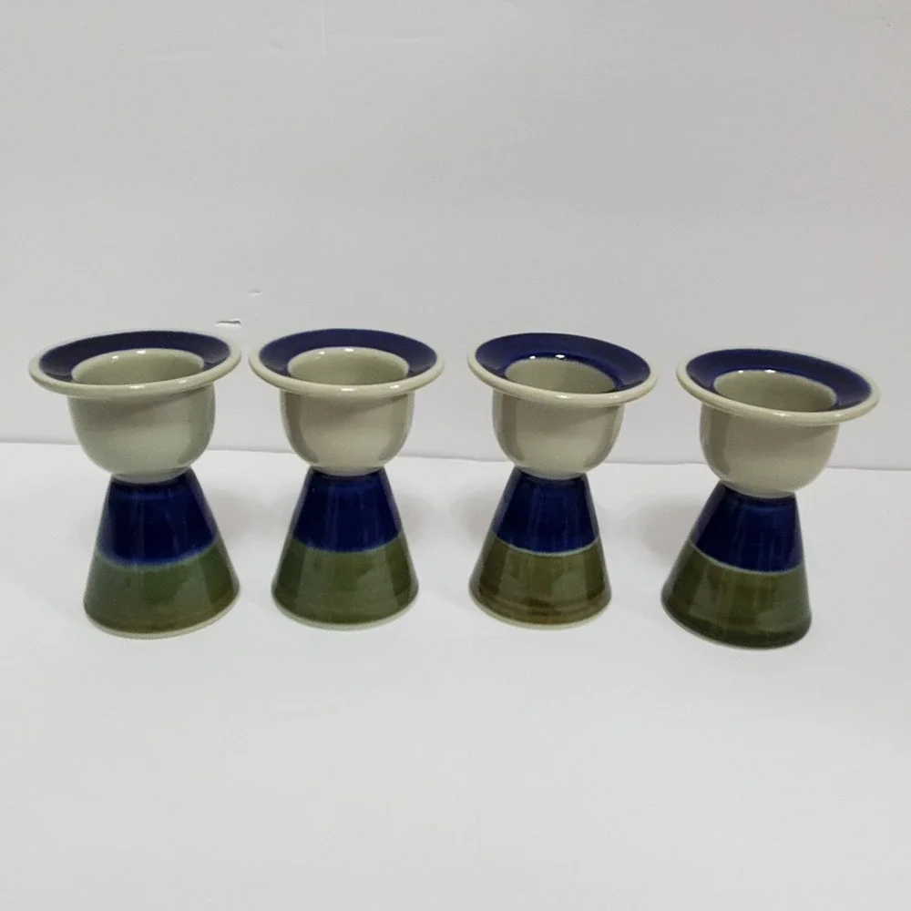 VTG VON Rorstrand Elisabeth Handpainted Egg Cups Set of 4 by Marianne‎ Westman