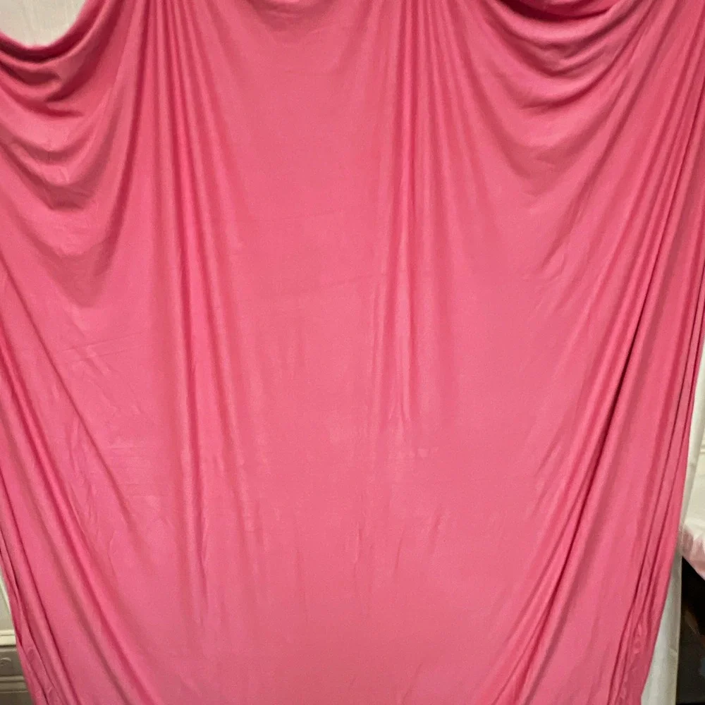 Coral Pink 4-Way Stretch Jersey Knit Fabric 64