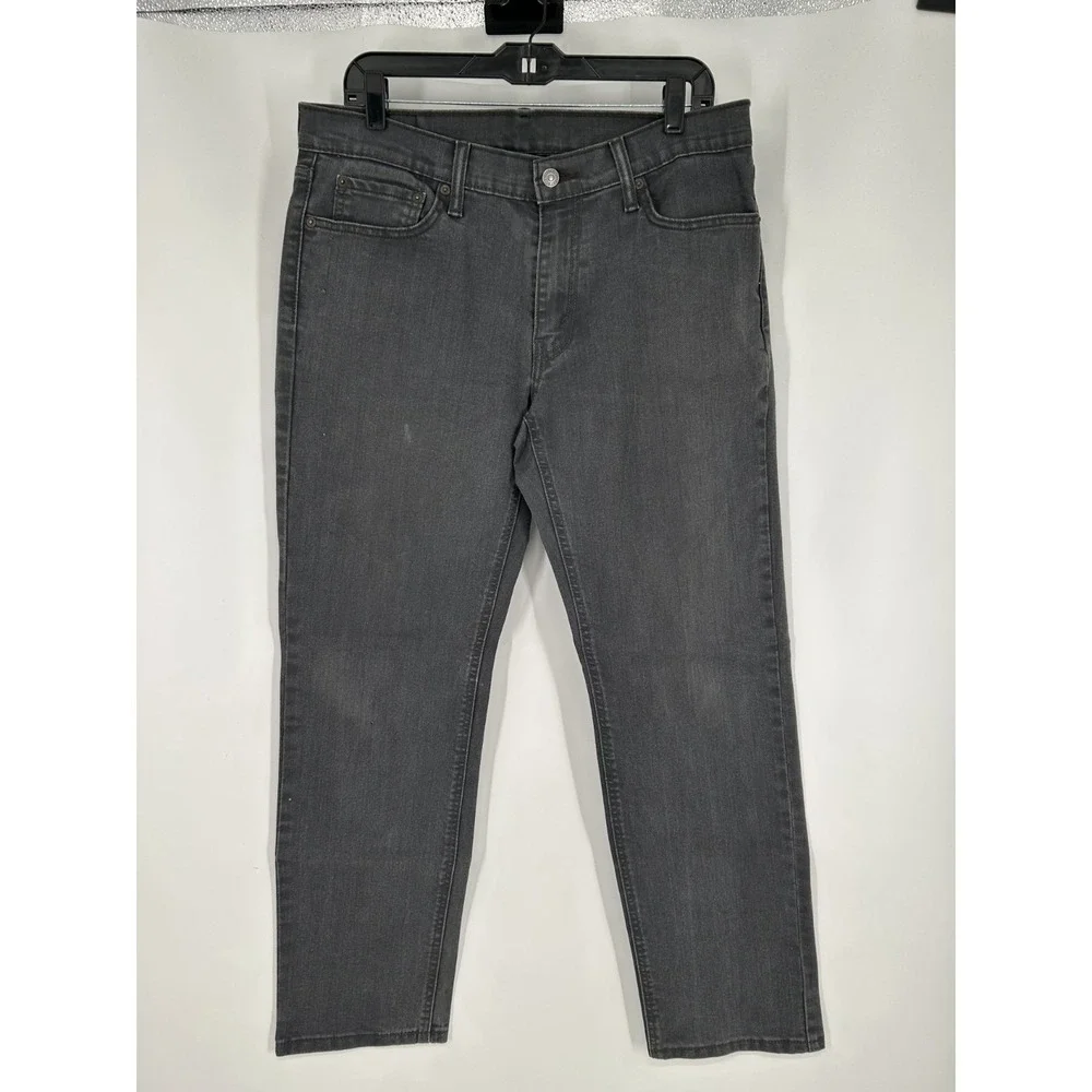 Levi's 541 Jeans Men's‎ 33x32 Black Denim Relaxed Fit Straight Leg Dark Wash