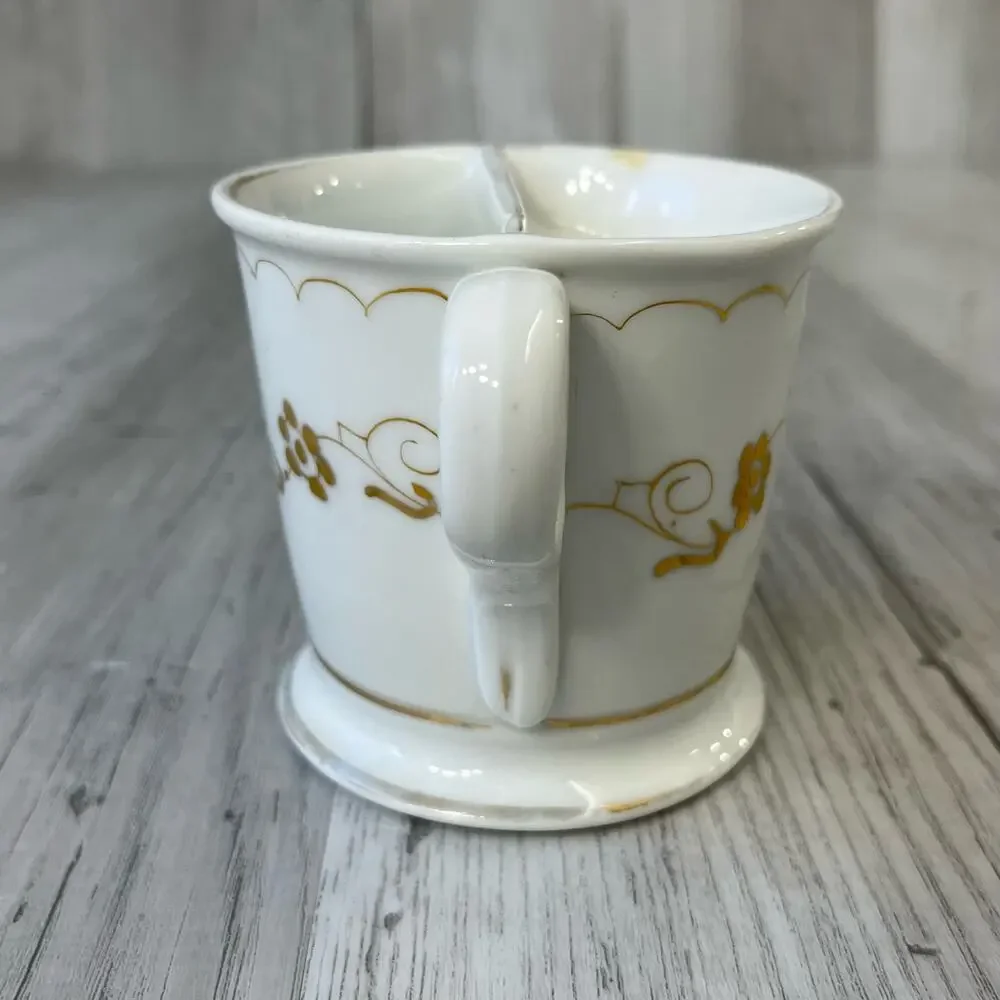 Vintage white shiny