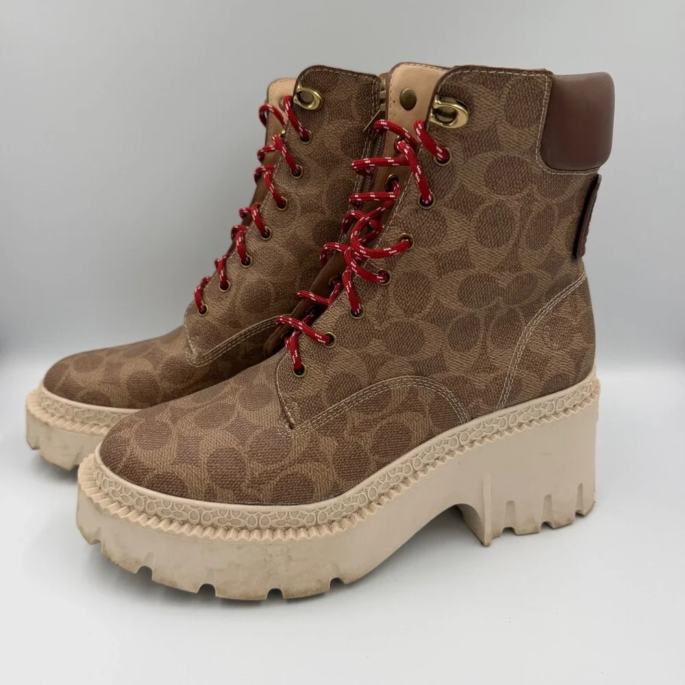 Coach combat boots