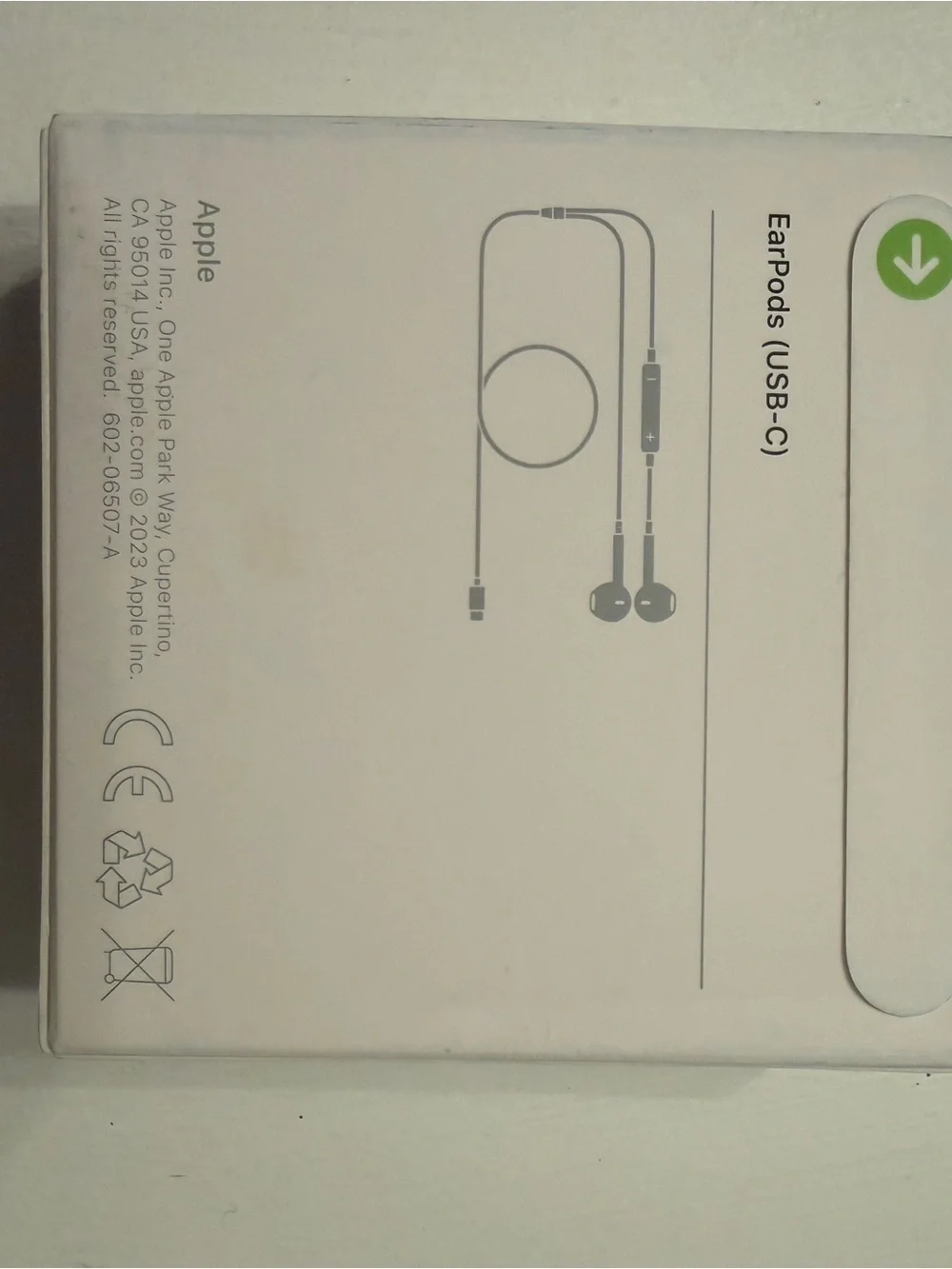 Apple earpods usb