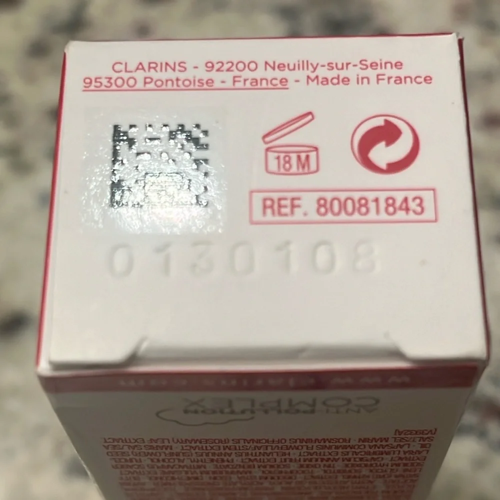 Clarins new box