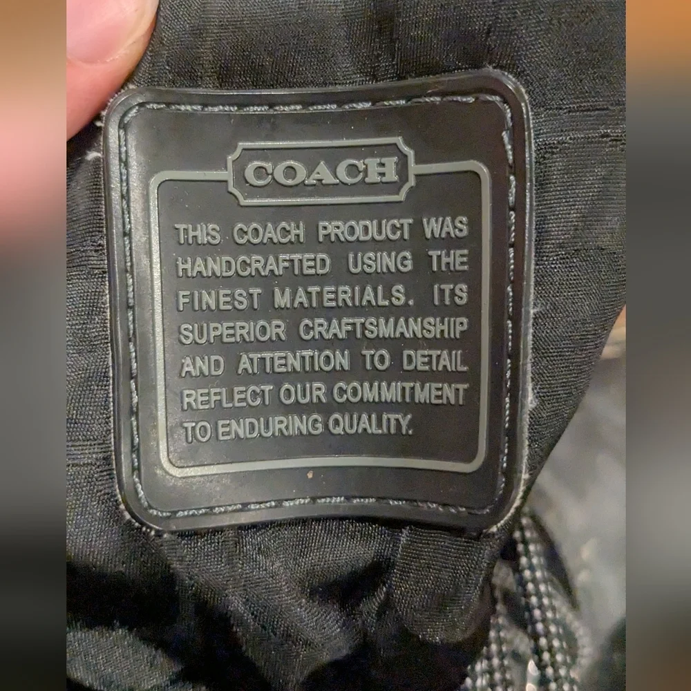 Coach stylish black