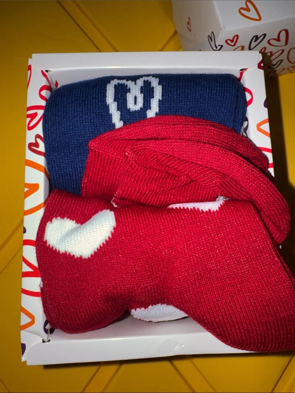 Zermat Men's Casual Socks Gift Set Heart Designs C1.B.2R